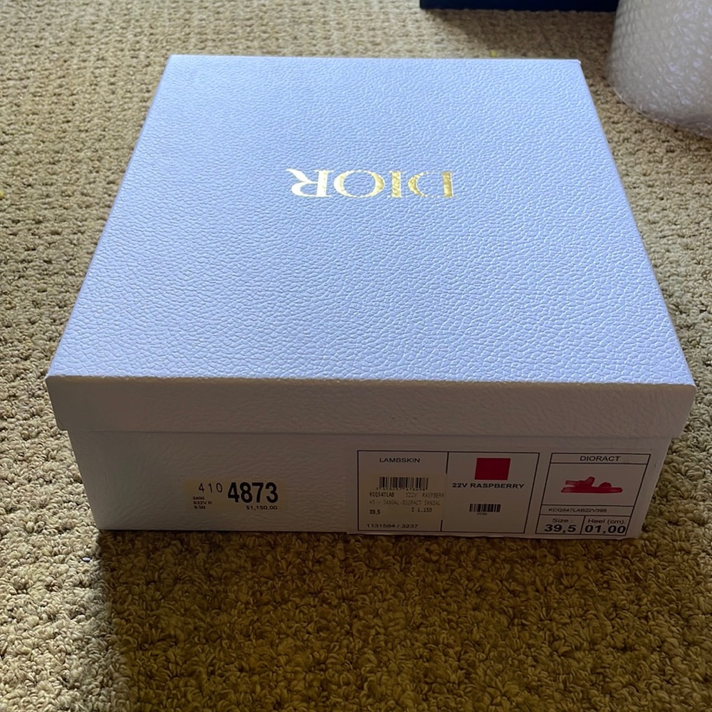 Dior shoebox